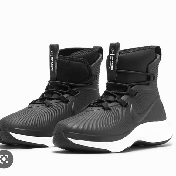 Nike Other - Nike Binzie Black Waterproof Sport Rain Boots Kids Youth Girls